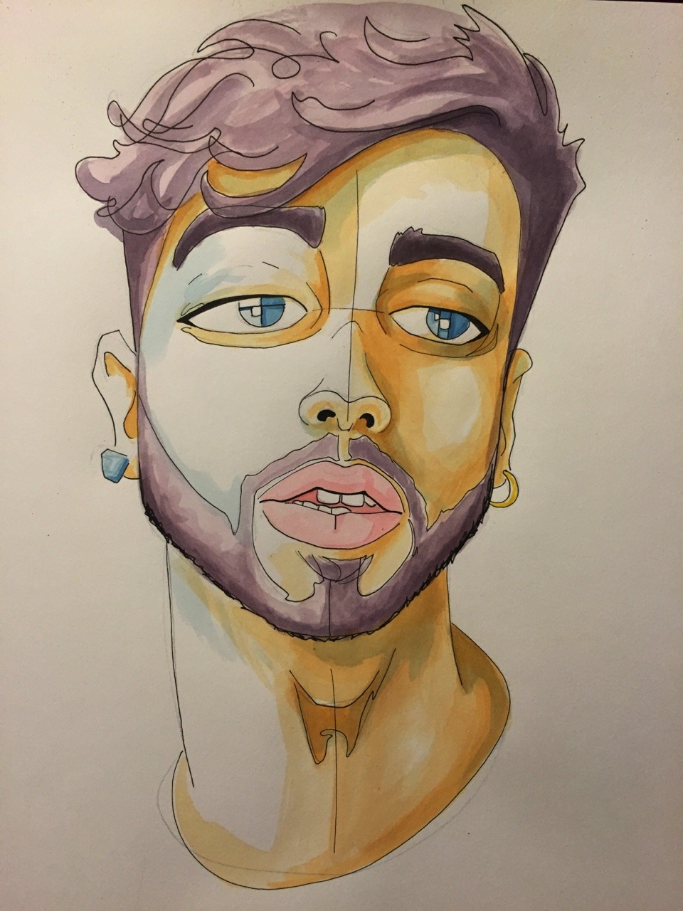 h0odrich:  Self portrait