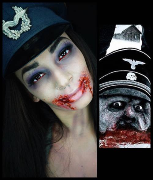 Makeup inspired by the movie Dead Snow. I love Halloween or anything associated with. And after bein
