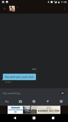 zerofeetaway:  no cock suck want me