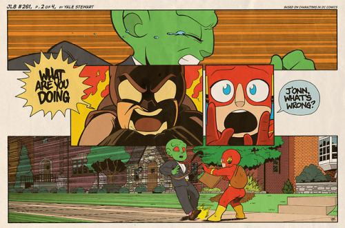 JL8 #261 by Yale StewartBased on characters in DC Comics.Like the Facebook page here!ArchiveTwitterH