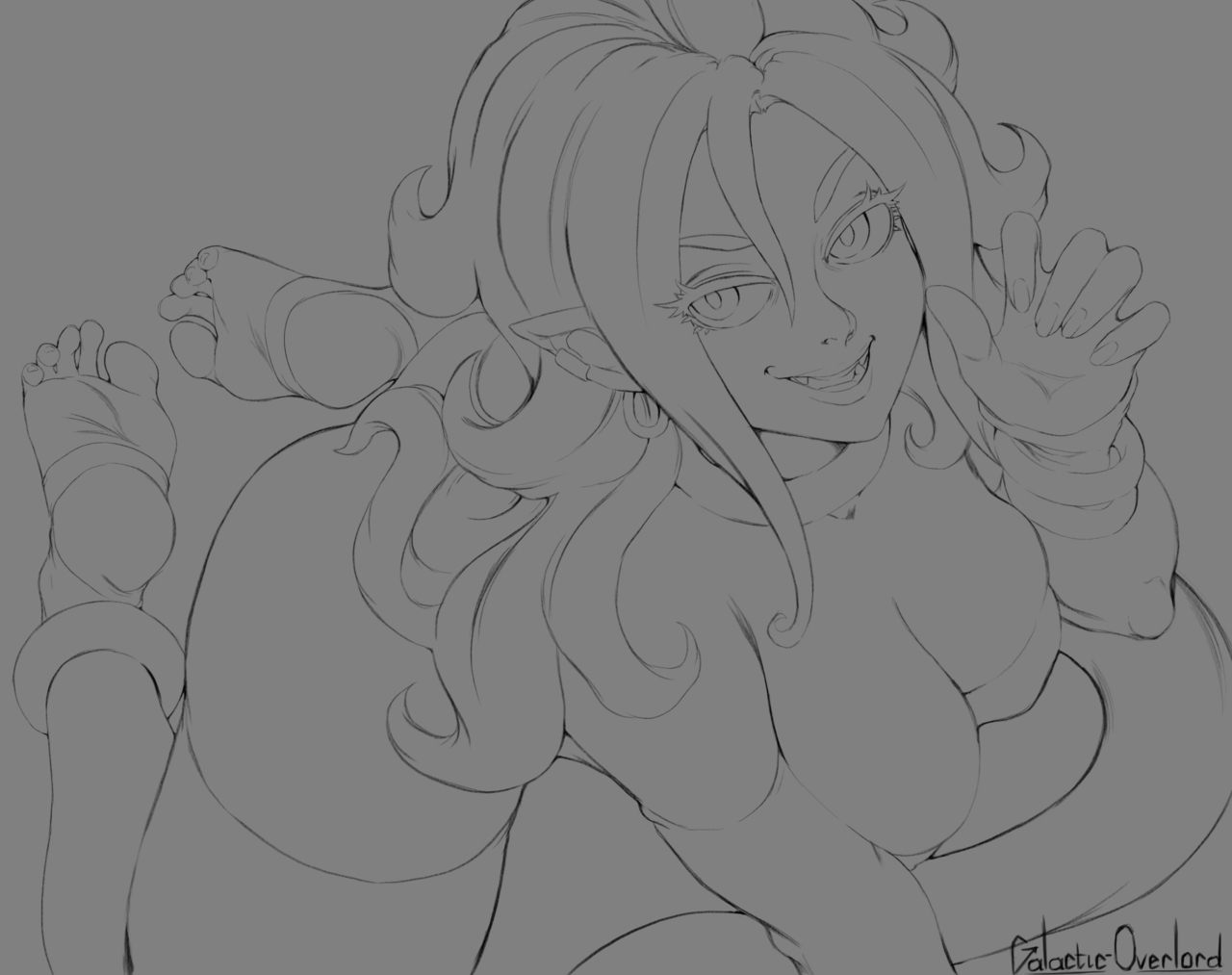 galactic-overlord:  sooooooo~~~~ yeah, shes like hella cuteand i want to draw more