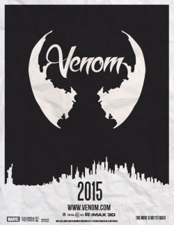 herochan:  Venom - Fan-Art Movie Poster Created by Ryan Ritterbusch