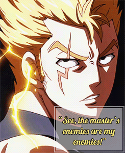 shintaroz-blog:  Laxus Dreyar (ラクサス・ドレアー) - “See, the master’s