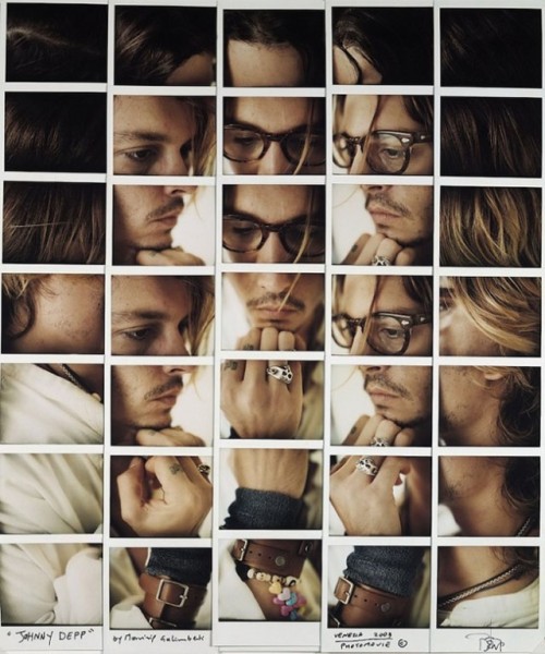 photojojo:  Such a great photo idea! Maurizio Galimberti’s shoots portraits of celebrities by making Polaroid grids. Each square is an individual photo!  Pictured above: Johnny Depp, Lady Gaga, Sting, and Elle Fanning. If you like this, also check