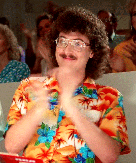 FEATURING GEORGE NEWMAN'S OUTFITS In UHF (1989) Costume Design By Tom McKinley