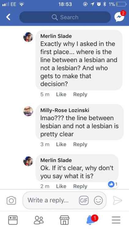 beaky-peartree: southasianappalachian: i’m in an fb group for lesbians and someone just posted