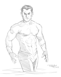 wheelr:  nickroblesart:Namor Sketch for the