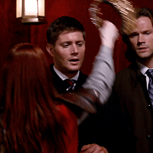 youre-only-gay-once:  Dean Winchester 👑 8×11 👑 LARP and the Real Girl