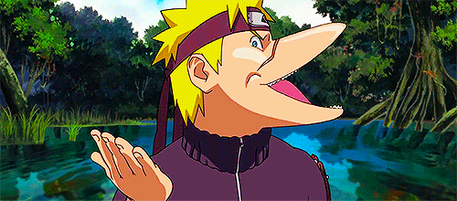 Porn photo shinonstail:  Naruto describing his sensei’s