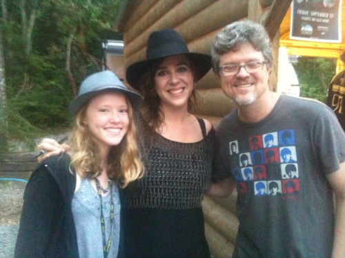 With Serena Ryder and Amanda Redfern-Taube (daughter 1), in Nashville