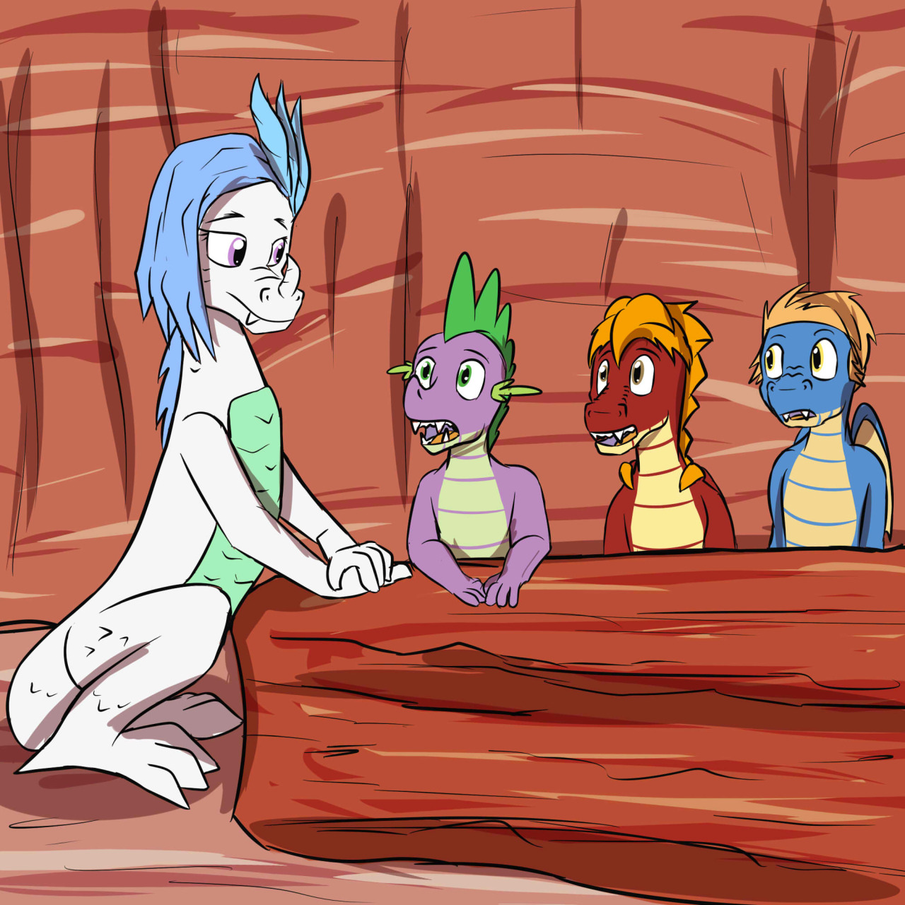  &ldquo;JITTE!&rdquo; Kitoith yelled into the adjacent caveroom, which Spike