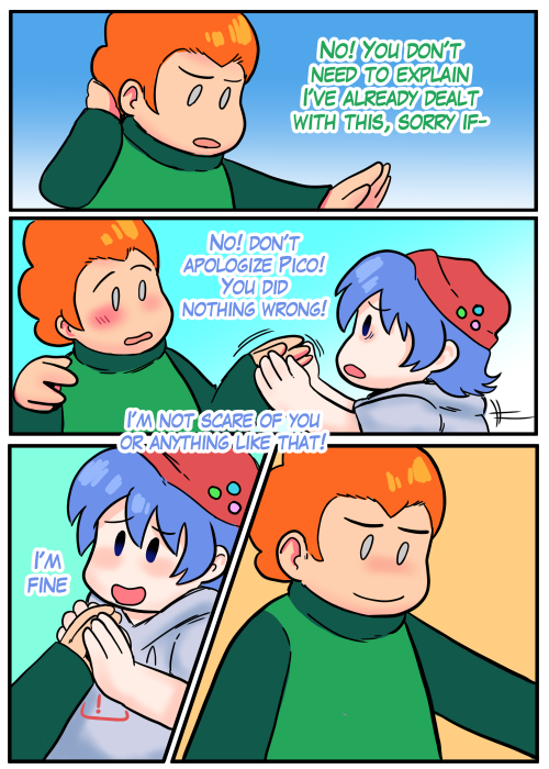 &mdash;&mdash;&ndash;⭐In to the Funkinverse! ⭐ part two! :DThis comic was make in collab