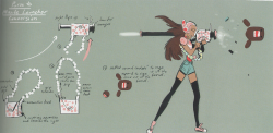 hxneylemon:  Honey Lemon Concept Art with her ‘Missile Launcher’ Which shoots stuffed animal shaped rockets!