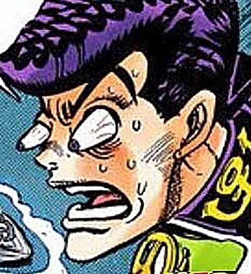 bandanaboisstuff:Can we talk about how out of all Jojo main characters Josuke’s facial expressions are by far the most diverse? Allow me to categorize the obvious best ones.Here we havePissed JosukeGeneric good boy face JosukeAbout to kill a bitch