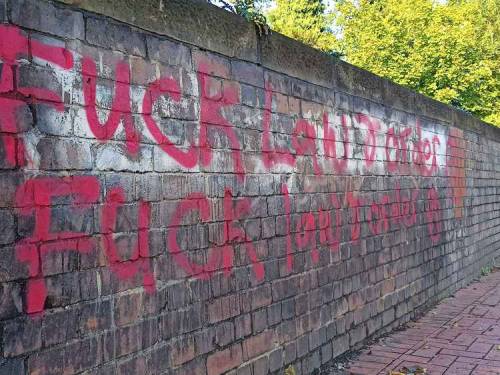 radicalgraff:Anarchist graffiti seen around Penarth, Wales