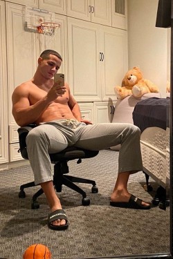 tophairymuscle:My Boy &ldquo; I know you are 250 pounds of muscle now &rdquo;