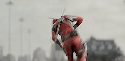 handstomysellf:  endless movie list | deadpool (2016)   You’re probably thinking “This is a superhero movie, but that guy in the suit just turned that other guy into a fucking kebab.” Surprise, this is a different kind of superhero story.   
