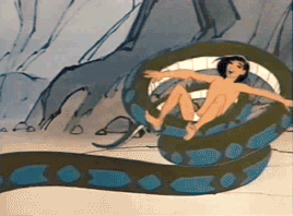 scales-and-spirals:  Adventures of Mowgli - Kaa