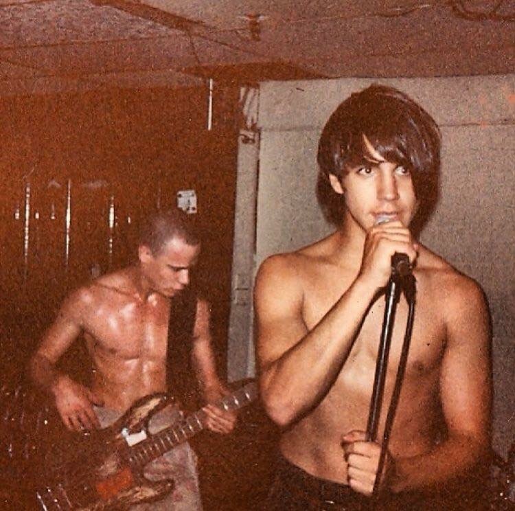 spirit-soul-delle:Photograph of the Red Hot Chili Peppers In 1983
