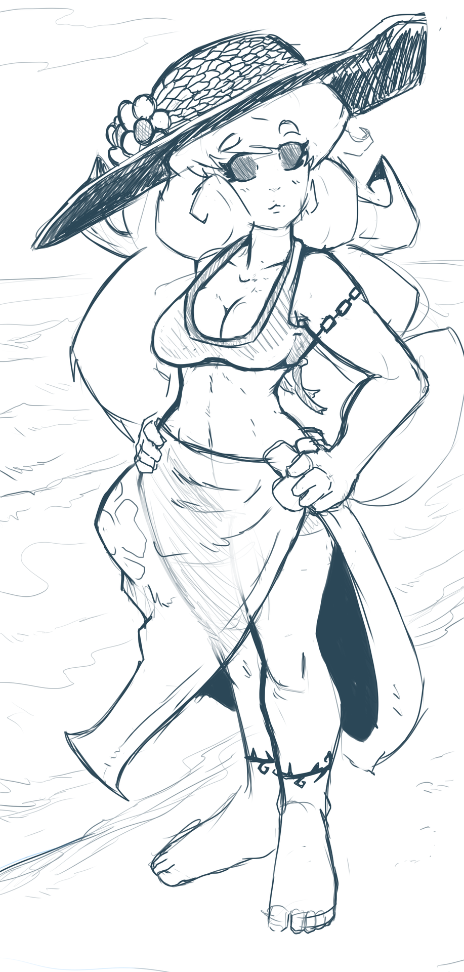null-max: null-max: Random doodle of my oc Charlotte Mors   cutie &lt;3