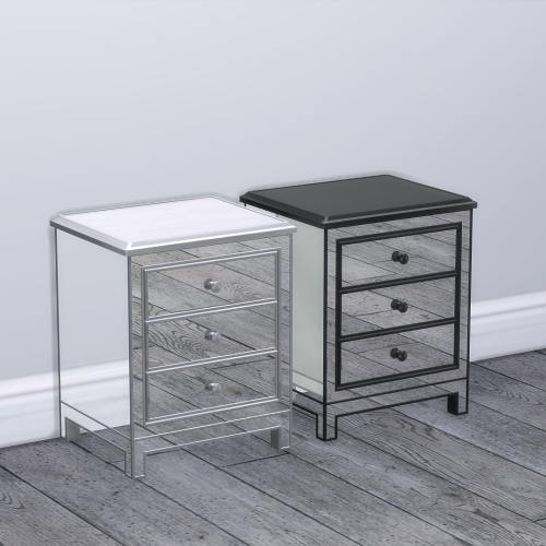 Luxe Mirrored Side Table &amp; DresserNow on my Patreon!DOWNLOADEarly access - Public 31st August. D