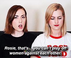 Rose and Rosie watching 307 Clexa for the first time (x)