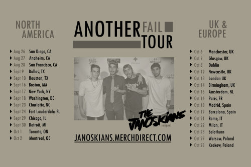ANOTHER FAIL TOUR - The Janoskians ▐  TICKETS! - made by me @jaisgoal // @janoskiansupdate