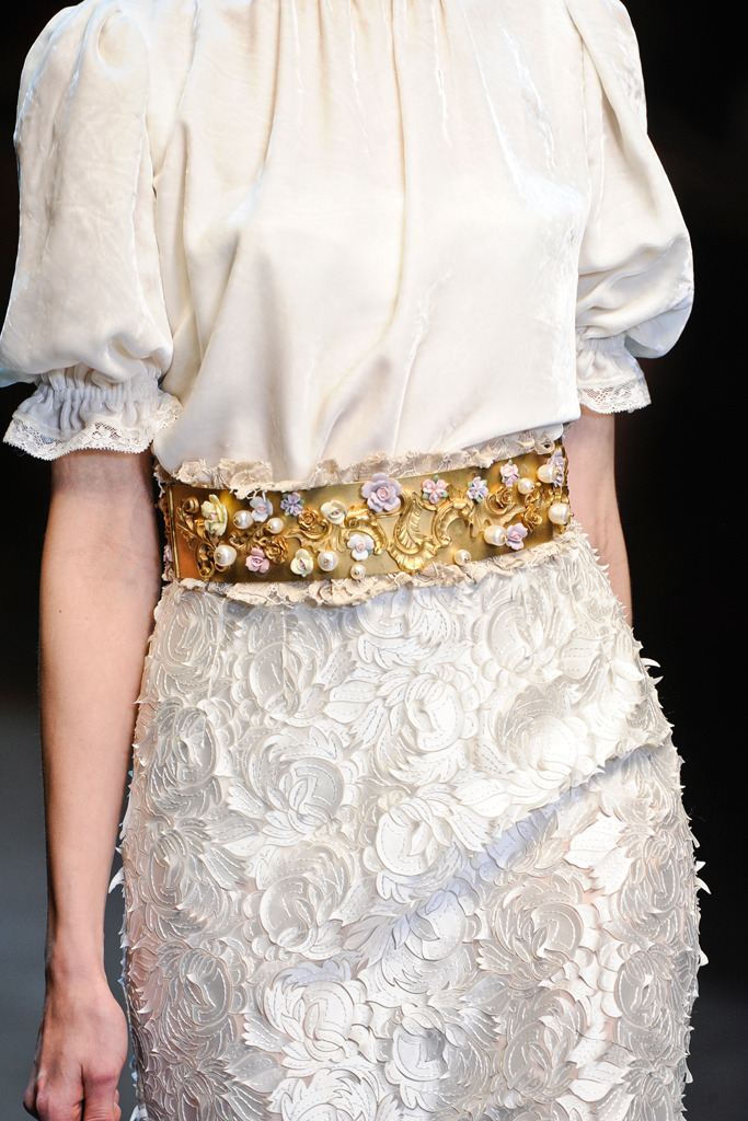  Dolce &amp; Gabbana fall 2012 rtw details 