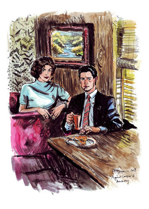 unreconstructedfangirl:helenajanecic:I’m a big fan of Twin Peaks, and some time ago I decided 