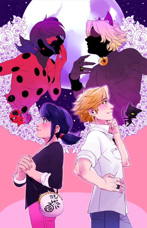 xuunies: Miraculous Ladybug & Chat Noir there are some mistakes ill fix later lmao but im finally Done….. 