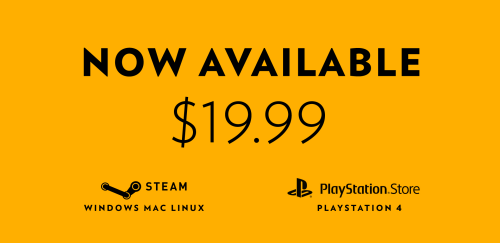Firewatch is out NOW on Steam and PlayStation 4! (The PS4 game is up on the PlayStation Americas sto