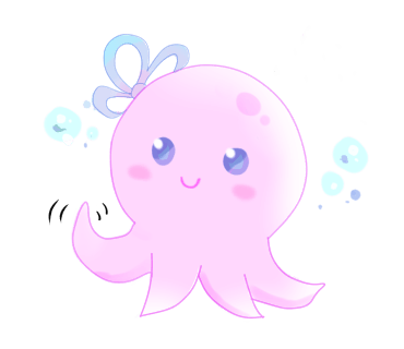 cute pink octopus | Tumblr
