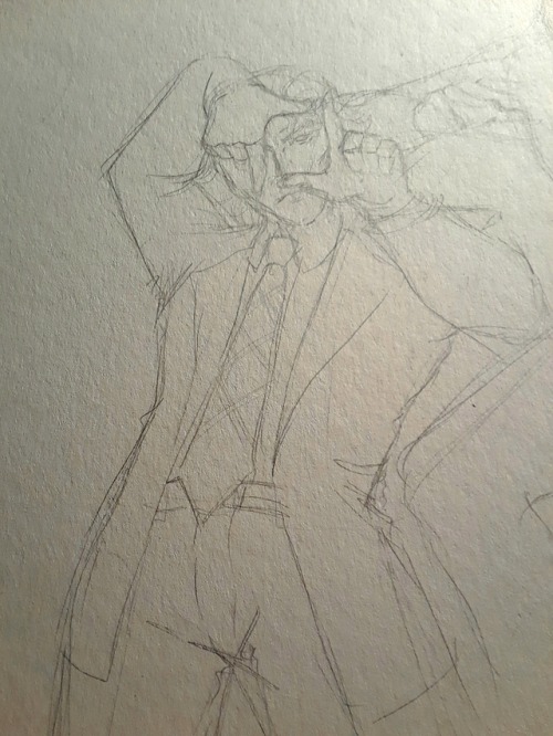 A WIP Of My Newest Project. I'm Not A Jjba Fan, But I AM A DC Douglas Fan, And Learning That Gunther
