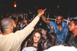 welovekanyewest:  Kanye and Drake hanging