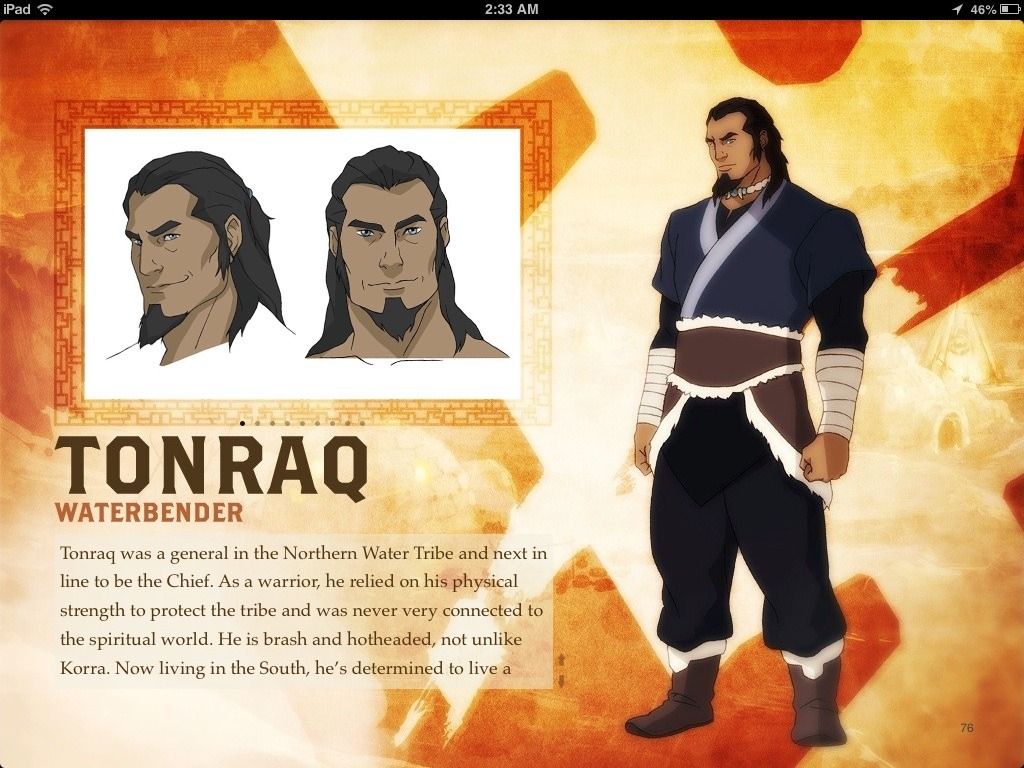 i-am-avatar-korra:  Book 2 Info from iBook 