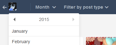 And I want to do another Draw It Again!This time I want you guys to help me :) Go to my archive and click the Filter by month:This should bring up a little drop down menu showing all the months my blog has been active.Click the side arrows to go to 2014.G