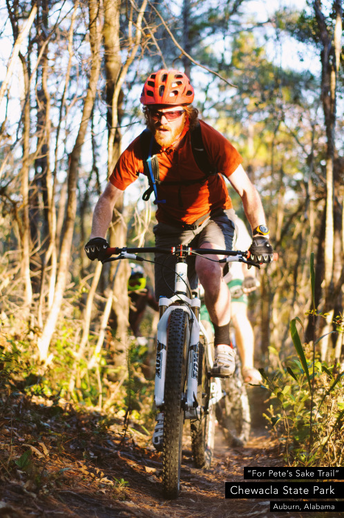 fuckyeahmountainbiking:  “For Pete’s Sake” Chewacla State Park Auburn, Al www.camp-sorba