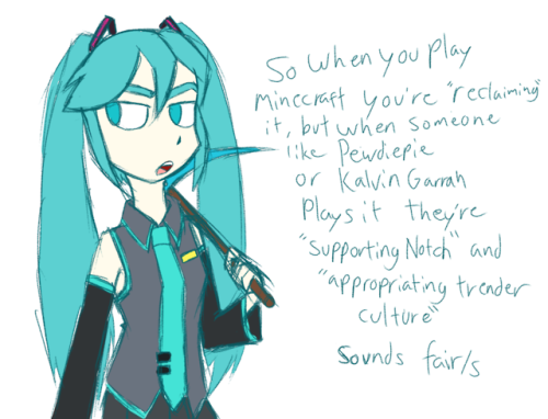 cyancourse:some hot takes feat. Miku