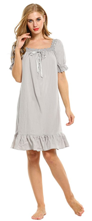 I have this “Victorian nightgown” on the way from Amazon.Plus this terrifying implement: