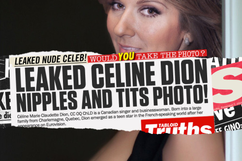 (via Leaked! Canadian Singer Céline Dion Shows Off Her Tits And Nipples!)