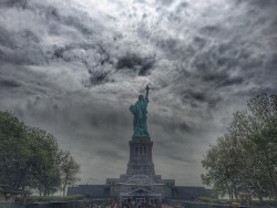 at Statue Of Liberty, Liberty Island, New York City