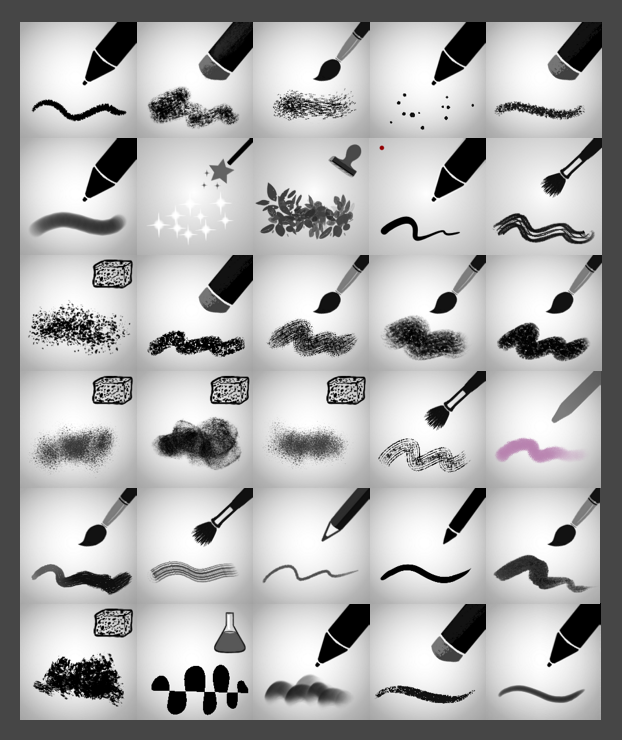 photoshop brushes for krita