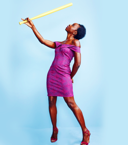 Glenn-Rhee:  Danai Gurira Gets Batty With The Entertainment Weekly 