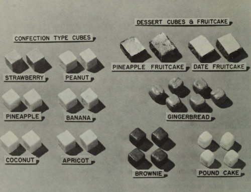 randomitemdrop:nemfrog:Dessert cubes for astronauts. Protecting our food. Yearbook of Agriculture. 1