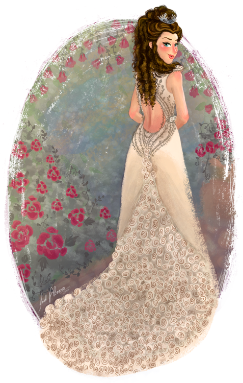 Margaery Tyrell’s wedding dress fanart.Photoshop CS6