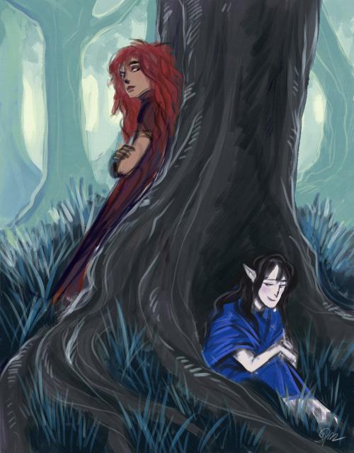 scorpionhoney: - Maedhros and Fingon - Finwë with little Fëanor