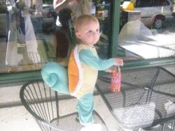 OMG Brittany look its a baby squirtle