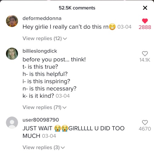Lmaoo Some People Get WAY WAY TOO COMFORTABLE On Tik Tok Like