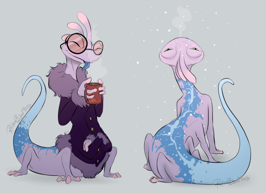 rodentblood:  it’s getting so cold outso I drew Randy in a winter coat (yes that’s