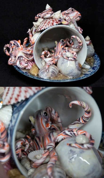 sosuperawesome: Octopus SculpturesSahasa on Etsy